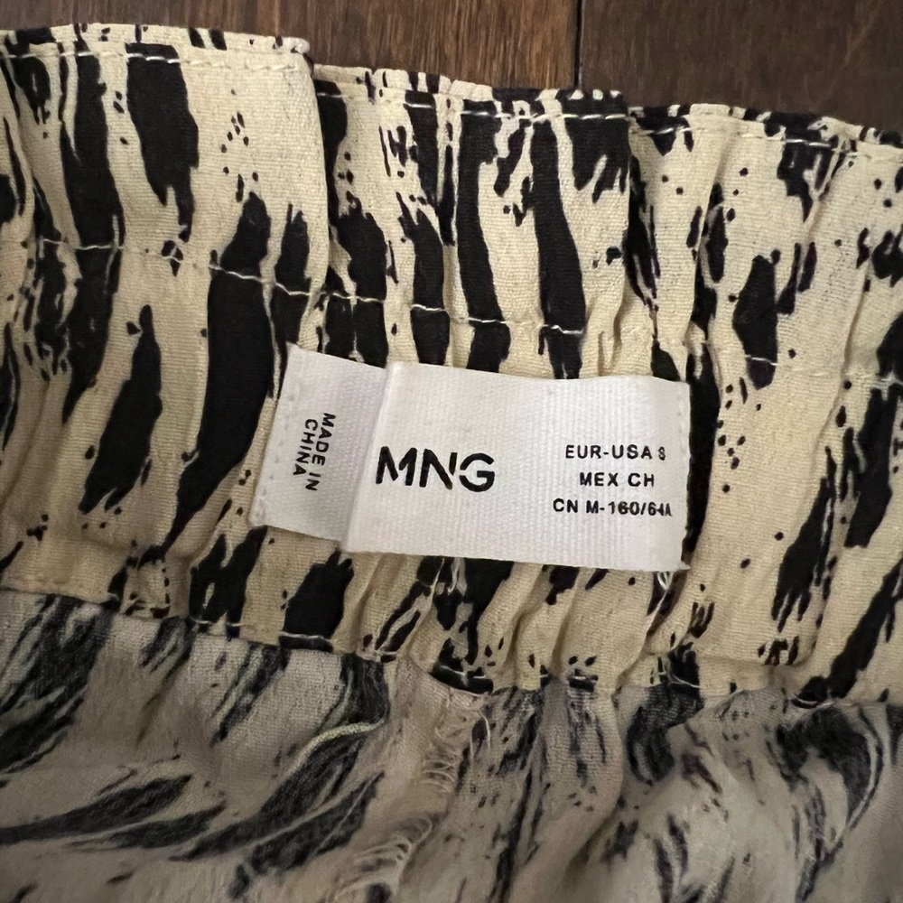Mango Cream Patterned Shorts - Picture 5 of 6